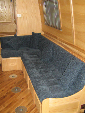 upholstery for narrow boat seating